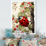 Cherry Lively Ladybug - Ladybug Home Decor Art