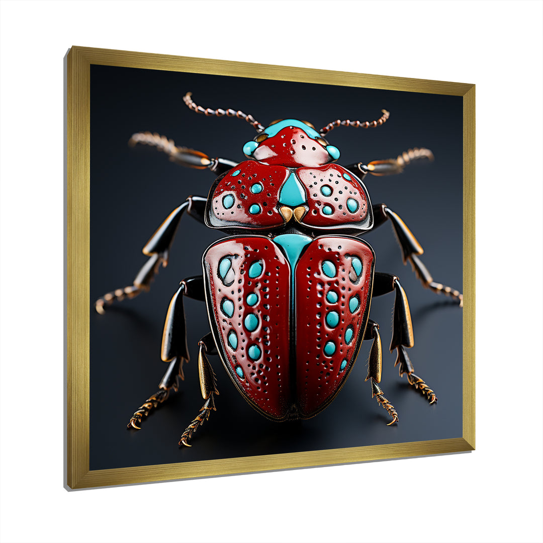 Mysterious Beetle Lullaby - Insects &amp; Bugs Canvas Wall Art