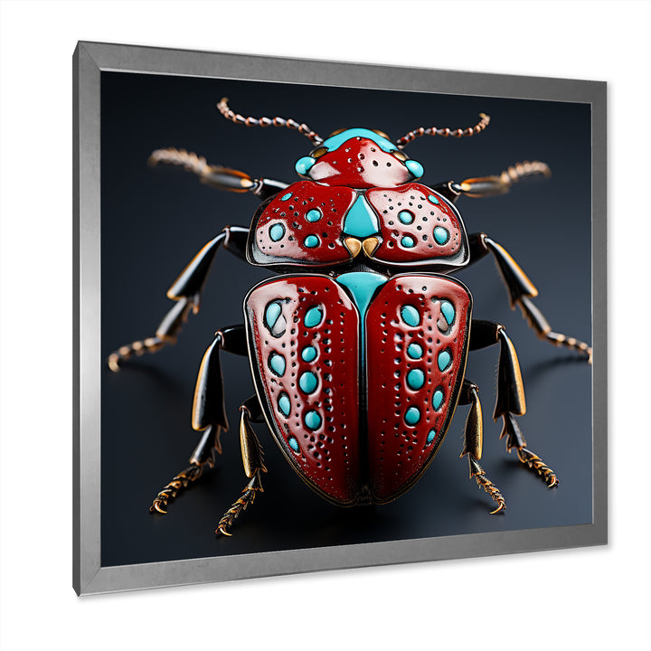 Mysterious Beetle Lullaby - Insects &amp; Bugs Canvas Wall Art