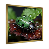 Enchanted Ladybug Forest - Ladybug Framed Canvas Art