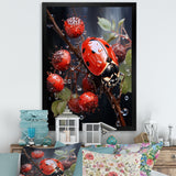 Ethereal Lady Bug Encounter - Ladybug Bedroom Wall Art