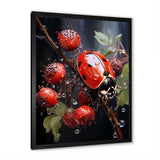 Ethereal Lady Bug Encounter - Ladybug Bedroom Wall Art