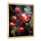 Ethereal Lady Bug Encounter - Ladybug Bedroom Wall Art