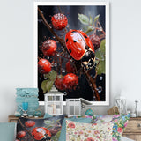 Ethereal Lady Bug Encounter - Ladybug Bedroom Wall Art