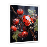Ethereal Lady Bug Encounter - Ladybug Bedroom Wall Art