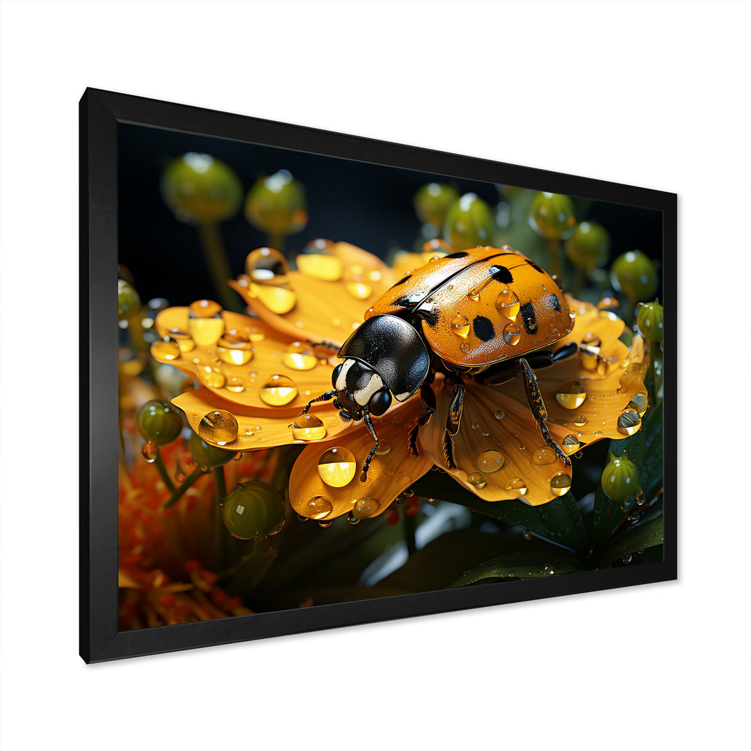 Sunshine Ladybug Travel Splendor - Ladybug Home Decor Art