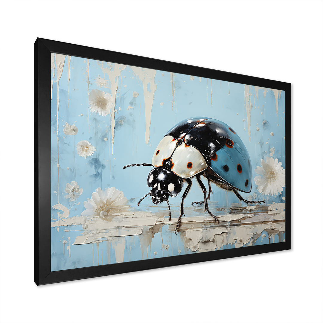 Garden Serenity Ladybug - Ladybug Canvas Wall Art