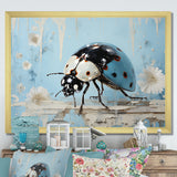 Garden Serenity Ladybug - Ladybug Canvas Wall Art