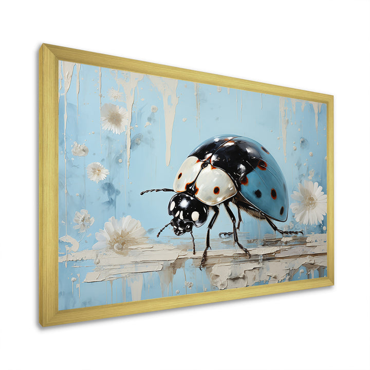 Garden Serenity Ladybug - Ladybug Canvas Wall Art