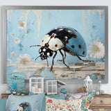 Garden Serenity Ladybug - Ladybug Canvas Wall Art