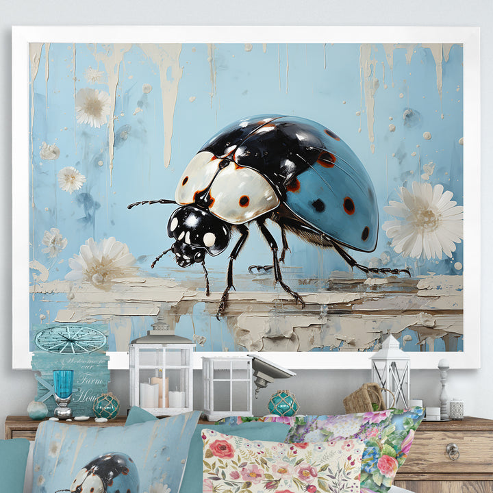 Garden Serenity Ladybug - Ladybug Canvas Wall Art
