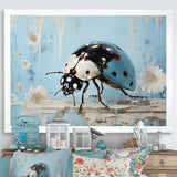 Garden Serenity Ladybug - Ladybug Canvas Wall Art