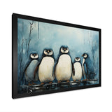 Minimalism Penguins Parade - Penguin Wall Decor