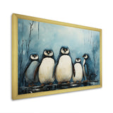 Minimalism Penguins Parade - Penguin Wall Decor