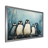 Minimalism Penguins Parade - Penguin Wall Decor