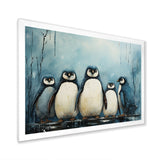 Minimalism Penguins Parade - Penguin Wall Decor