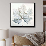 Silver Sycamore Leaf I - Floral Canvas Wall Art