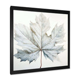 Silver Sycamore Leaf I - Floral Canvas Wall Art