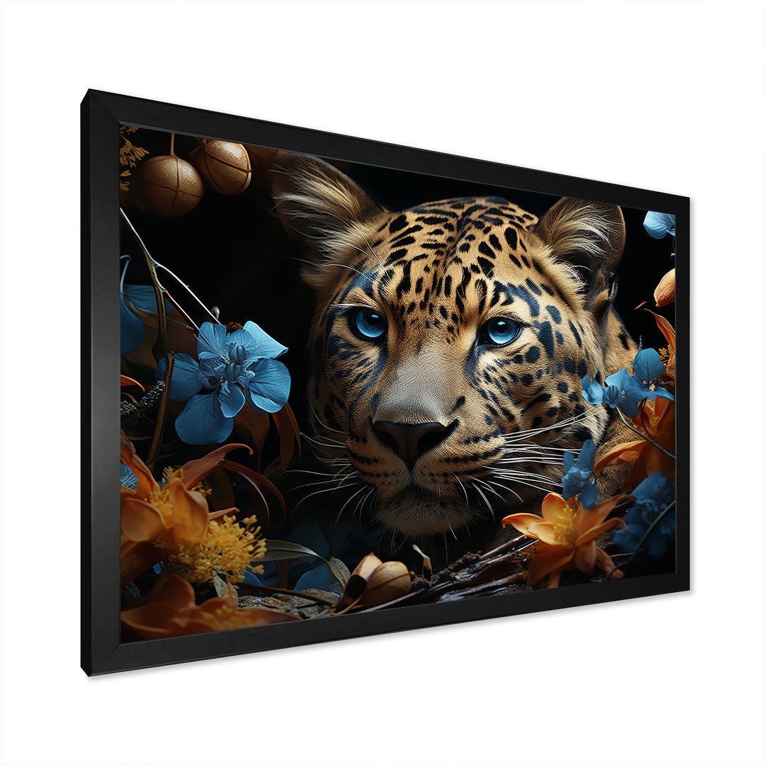 Leopard Elusive Hunter Portrait - Leopard Home Decor Art