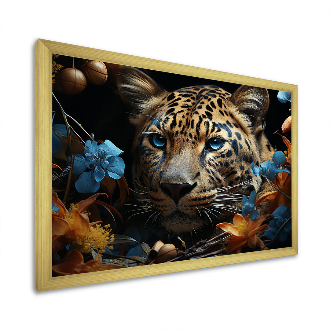 Leopard Elusive Hunter Portrait - Leopard Home Decor Art