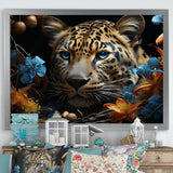 Leopard Elusive Hunter Portrait - Leopard Home Decor Art