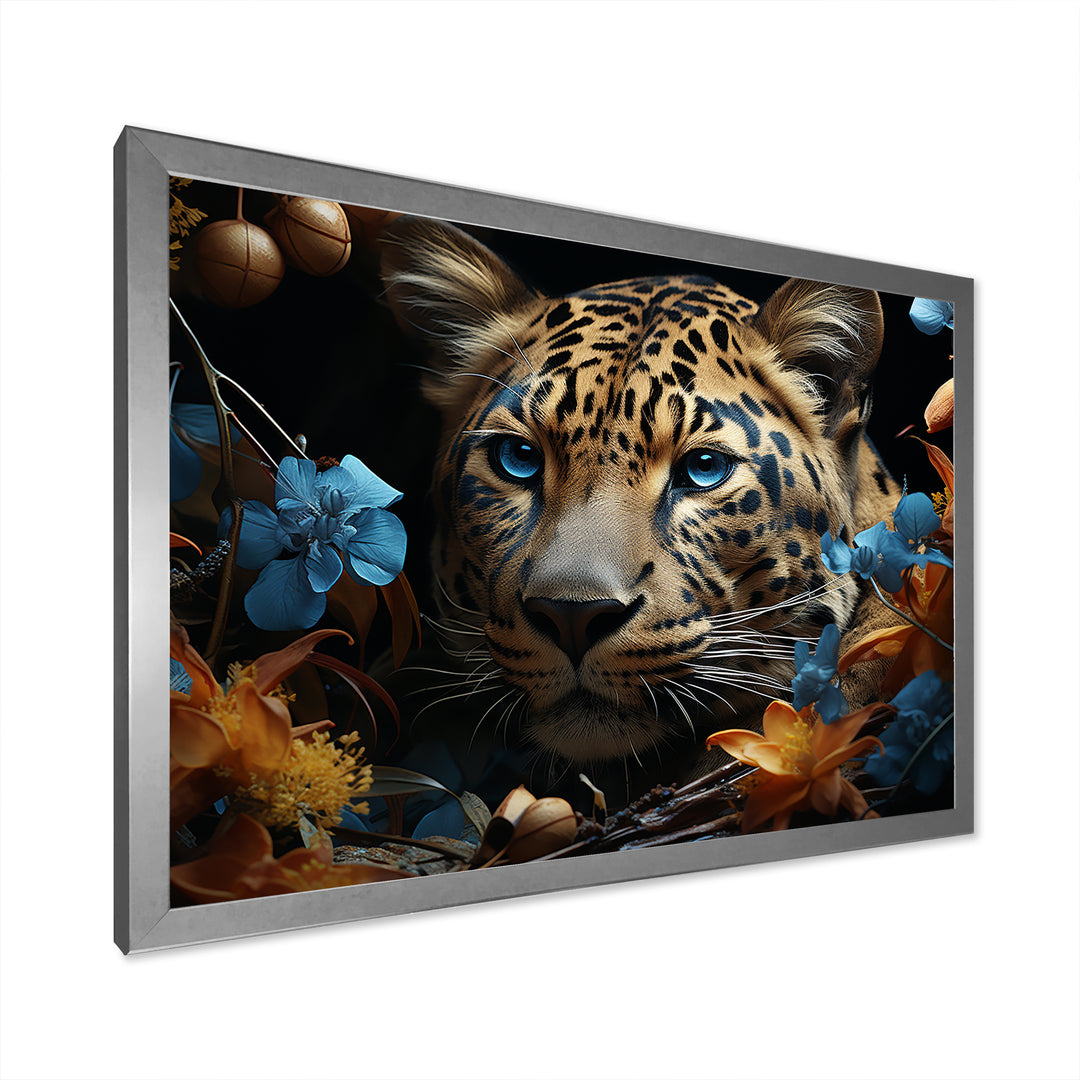 Leopard Elusive Hunter Portrait - Leopard Home Decor Art