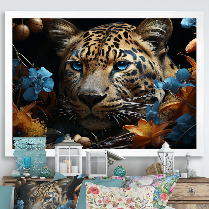 Leopard Elusive Hunter Portrait - Leopard Home Decor Art