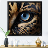 Blue Eyes Of The Jungle - Leopard Canvas Wall Art