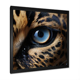 Blue Eyes Of The Jungle - Leopard Canvas Wall Art