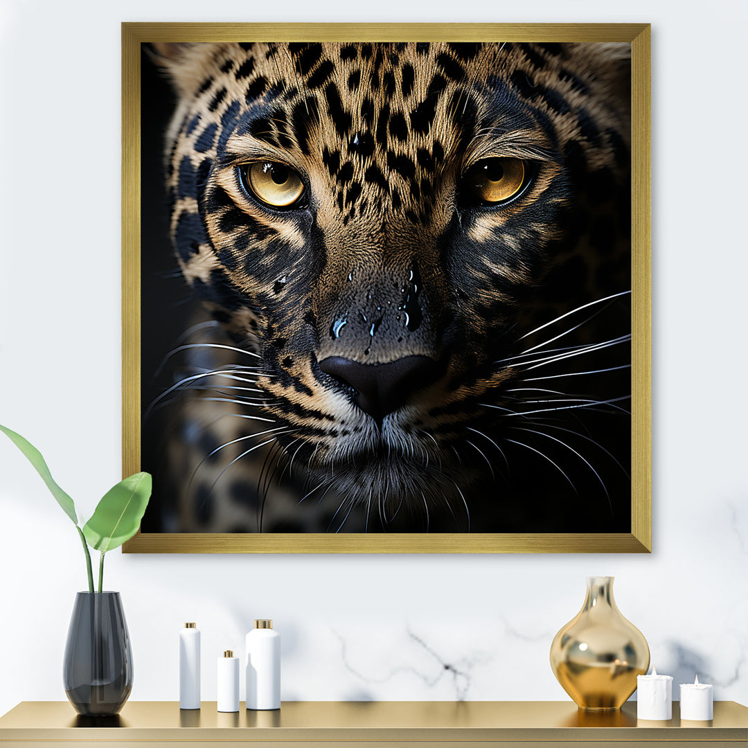 Leopards Graceful Contours - Leopard Canvas Wall Art