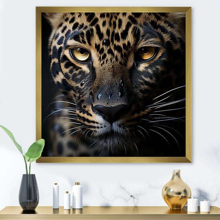 Leopards Graceful Contours - Leopard Canvas Wall Art