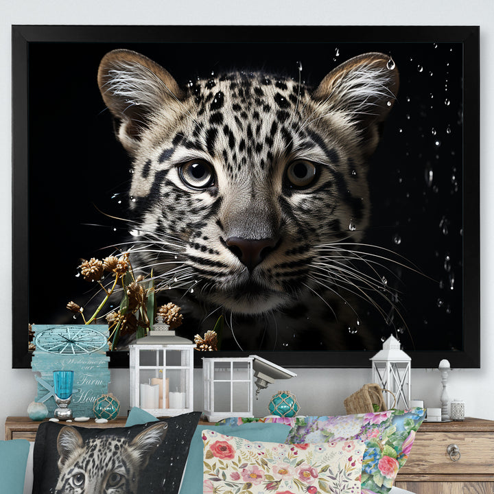 Majestic Leopard Night Watcher - Leopard Wall Decor