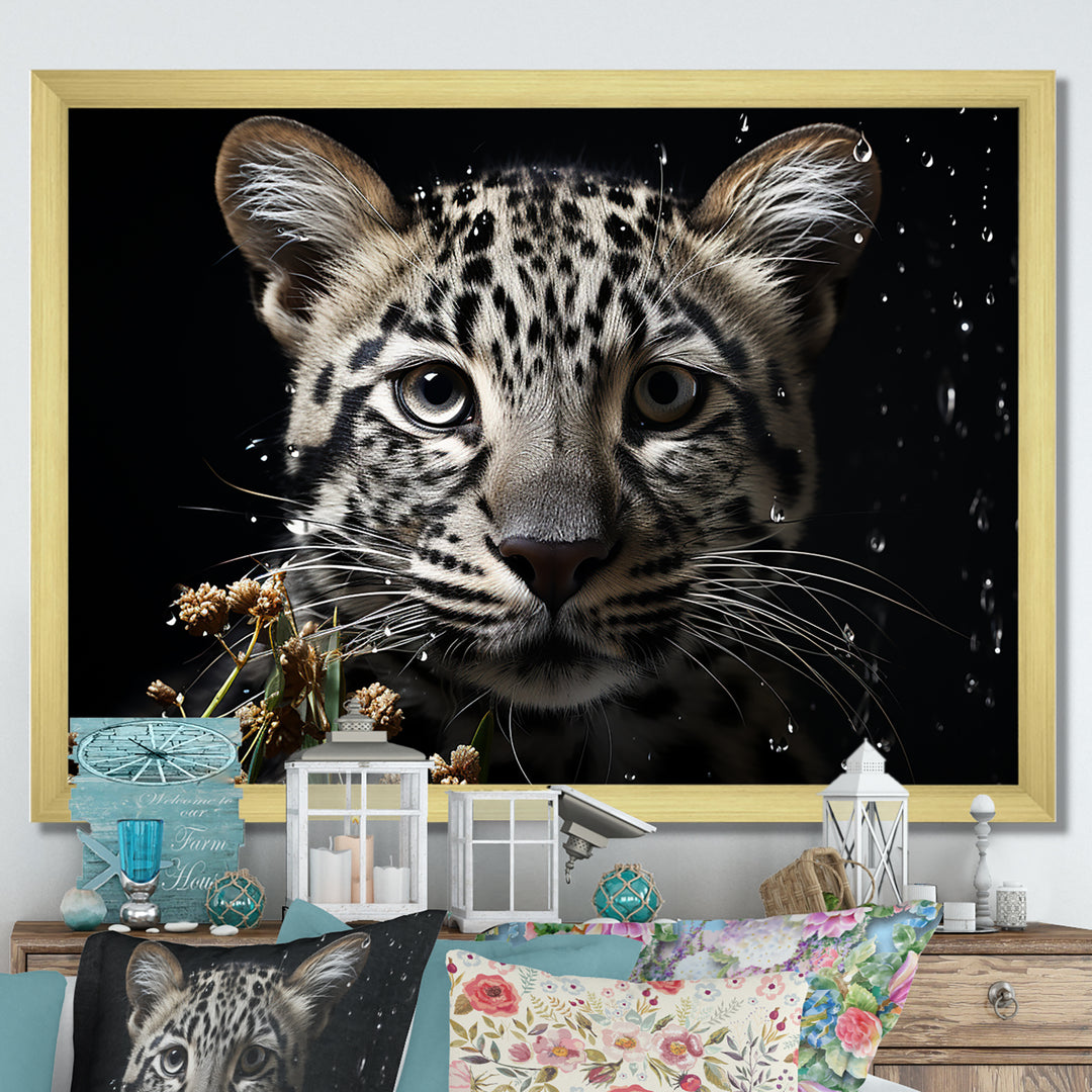 Majestic Leopard Night Watcher - Leopard Wall Decor