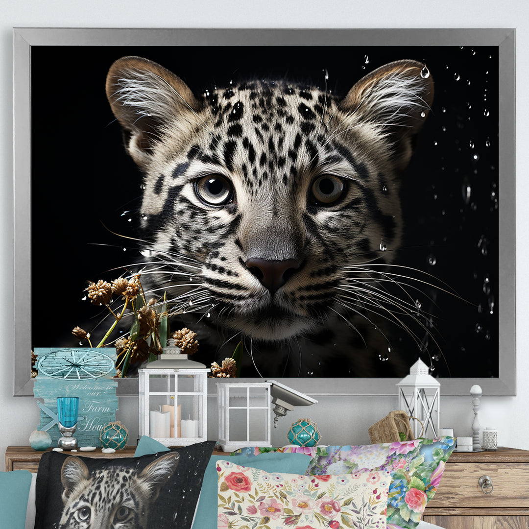 Majestic Leopard Night Watcher - Leopard Wall Decor