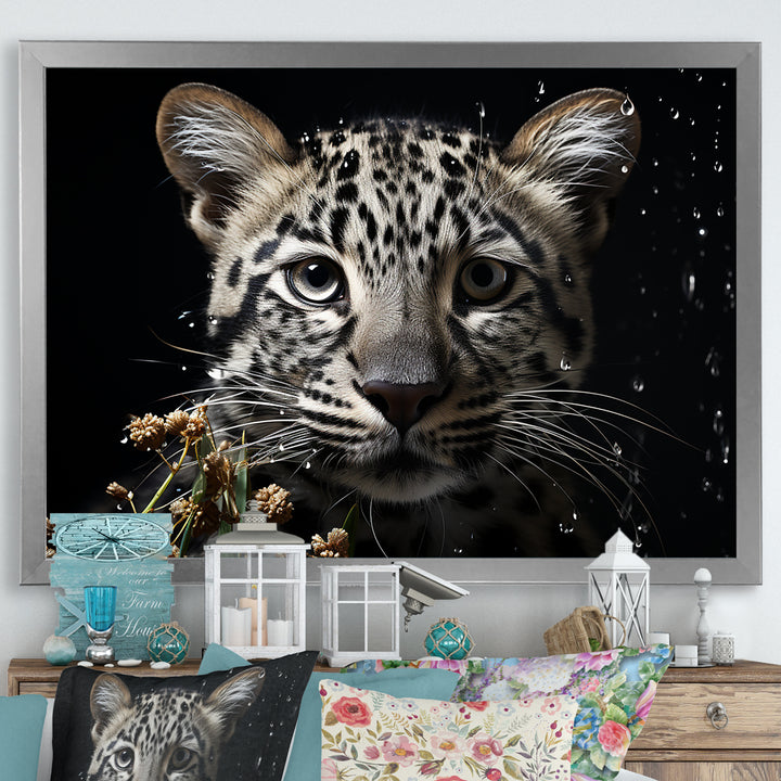 Majestic Leopard Night Watcher - Leopard Wall Decor
