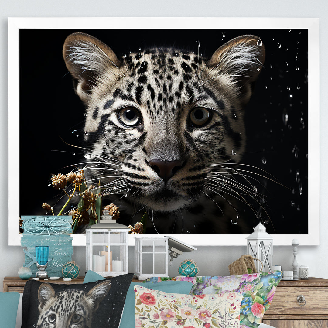 Majestic Leopard Night Watcher - Leopard Wall Decor