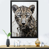 Monochrome Intrigue Leopard Royalty - Leopard Wall Art Prints