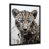 Monochrome Intrigue Leopard Royalty - Leopard Wall Art Prints