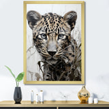 Monochrome Intrigue Leopard Royalty - Leopard Wall Art Prints