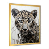Monochrome Intrigue Leopard Royalty - Leopard Wall Art Prints