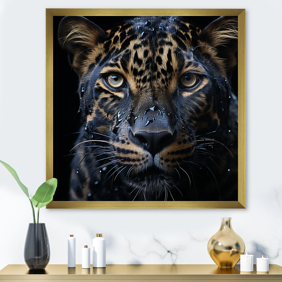 Leopard Nighttime Ruler - Leopard Wall Decor
