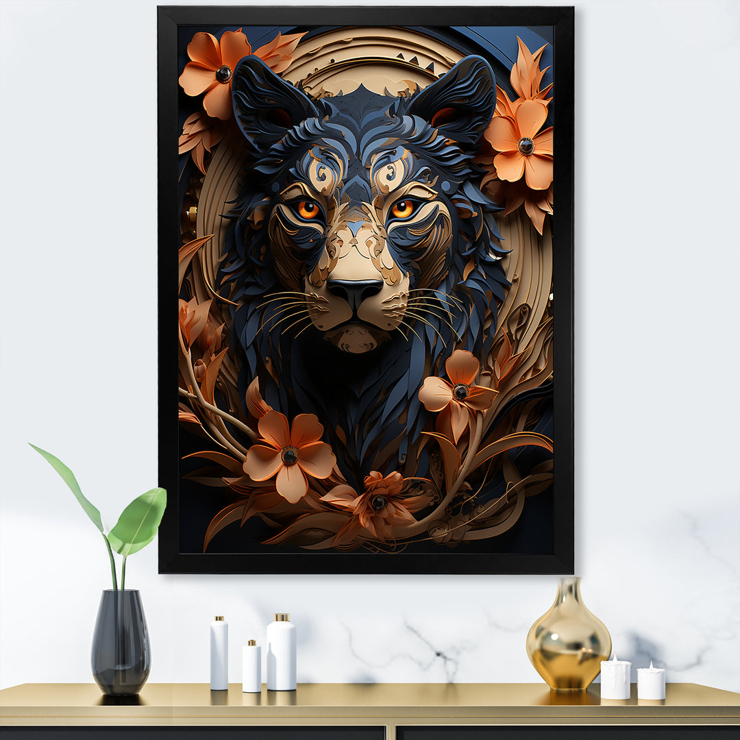 Obsidian Stealth Leopard - Leopard Wall Art Prints