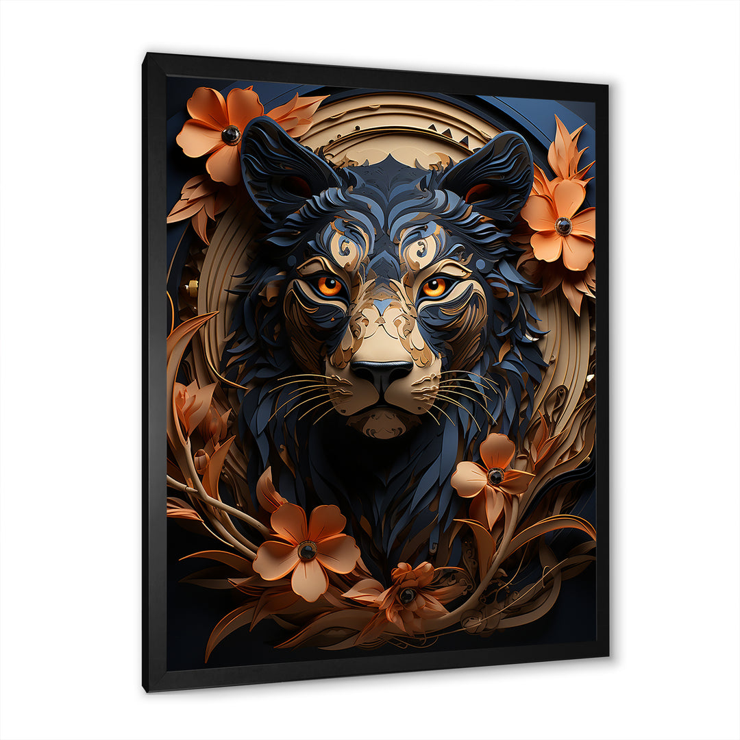 Obsidian Stealth Leopard - Leopard Wall Art Prints