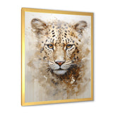 Cheetah S Stare Dominance - Leopard Canvas Wall Art