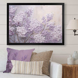 Blooming Lilac Melody I - Floral Canvas Wall Art