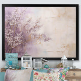 Blooming Lilac Melody II - Floral Canvas Wall Art