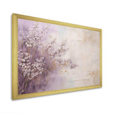 Blooming Lilac Melody II - Floral Canvas Wall Art