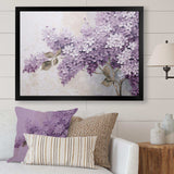 Beautiful Lilac Dreamscape - Floral Canvas Wall Art