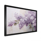 Beautiful Lilac Dreamscape - Floral Canvas Wall Art