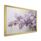 Beautiful Lilac Dreamscape - Floral Canvas Wall Art